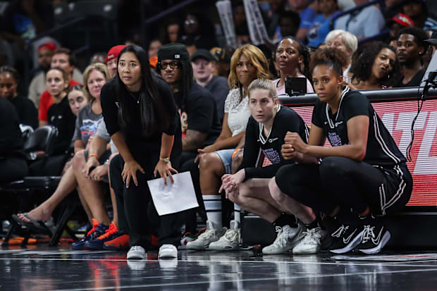 Golden State Valkyries head coach Natalie Nakase. 