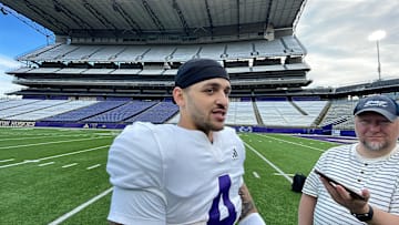 CJ Christian met with media members following Tuesday's practice.