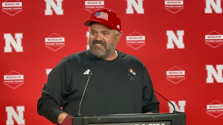 Nebraska football coach Matt Rhule met with the media after spring practice Tuesday. Nebraska football coach Matt Rhule met with the media after spring practice Tuesday.