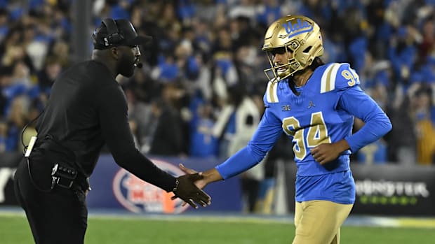 UCLA coach DeShaun Foster