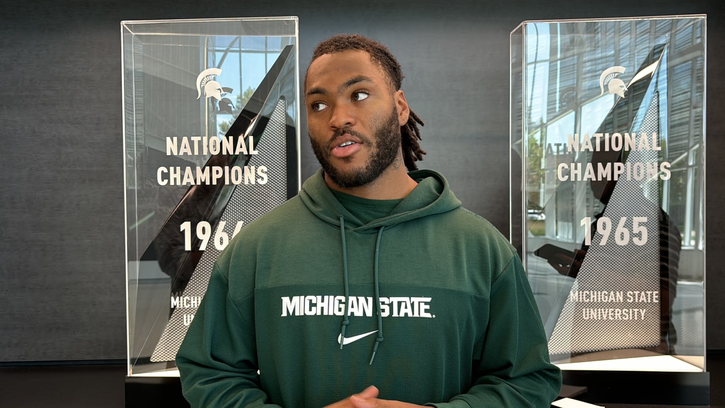 Michigan State RB Kay'Ron LynchAdams is grateful to be back in the Big Ten