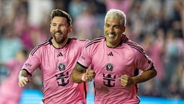 Inter Miami forwards Lionel Messi and Luis Suarez, who played for years together at Barcelona before reuniting in South Florida, are among the best attacking duos in soccer history.