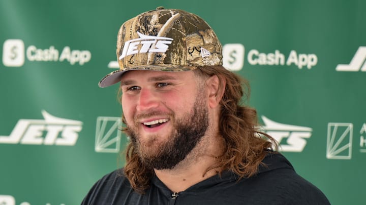 New York Jets offensive lineman Joe Tippmann