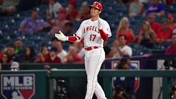 Sep 28, 2022; Anaheim, California, USA; Los Angeles Angels designated hitter Shohei Ohtani (17)