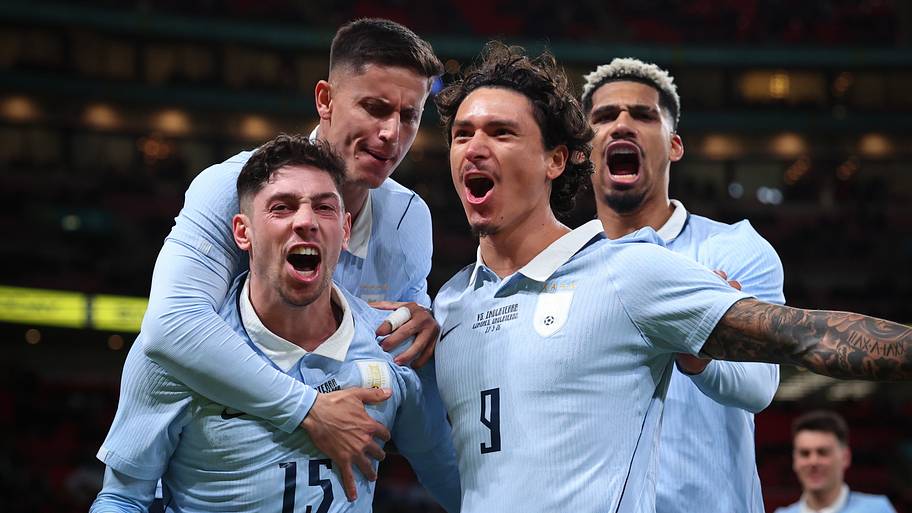 Federico Valverde, Darwin Núñez, Ronald Araujo