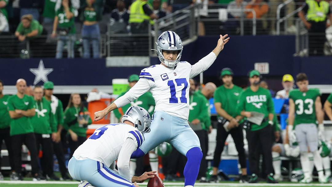 Cowboys kicker Brandon Aubrey will be the first player at his position taken in most fantasy football drafts. 