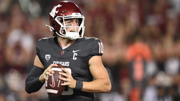 John Mateer is WSU's dual-threat quarterback entering the Apple Cup.