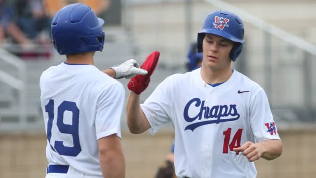 Westlake's Theo Gillen (right).