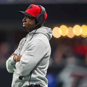 Atlanta Falcons head coach Raheem Morris