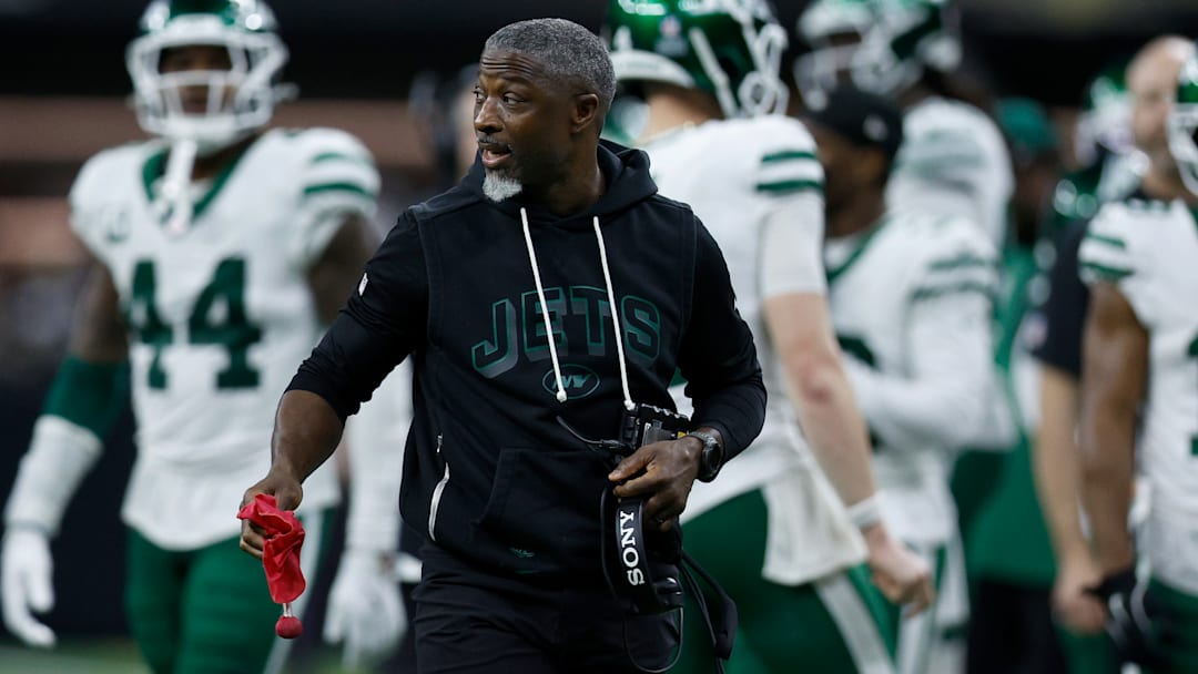 New York Jets head coach Aaron Glenn