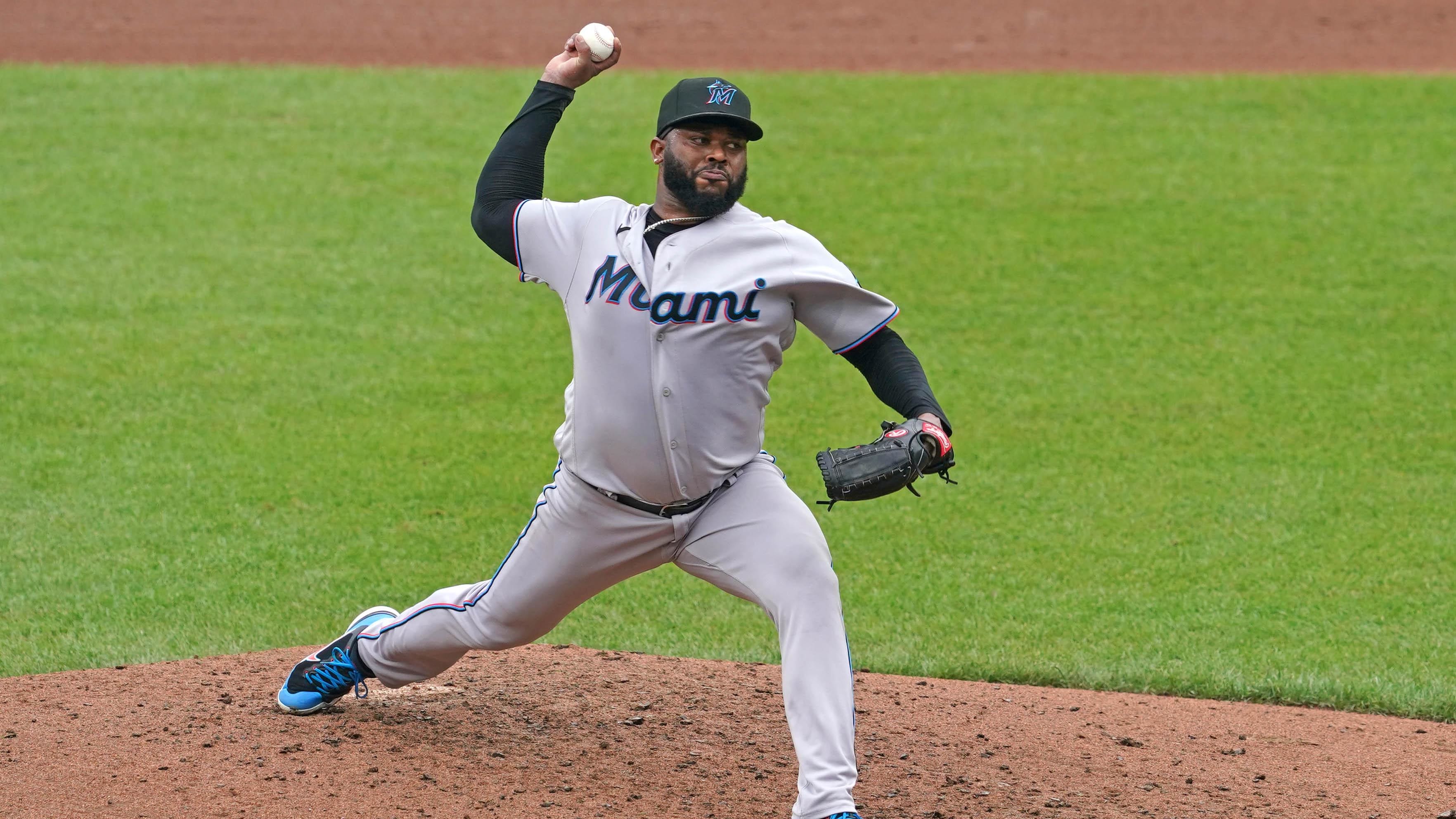 Former Miami Marlins pitcher Johnny Cueto