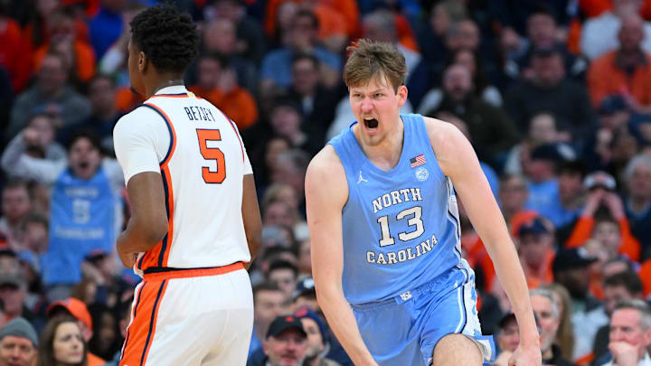 North Carolina Tar Heels center Henri Veesaar 