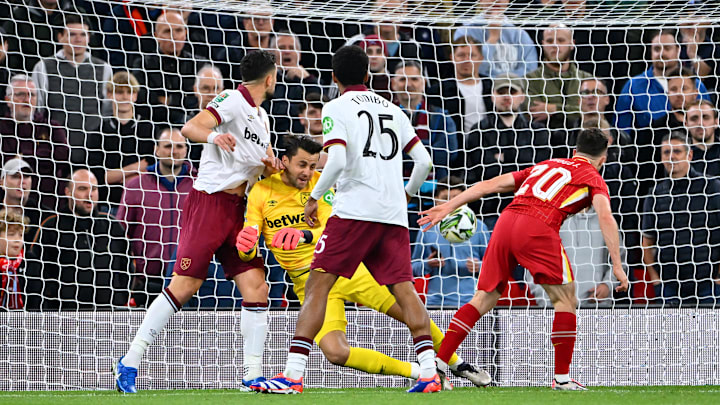 Liverpool v West Ham United - Carabao Cup Third Round Liverpool v West Ham United - Carabao Cup Third Round