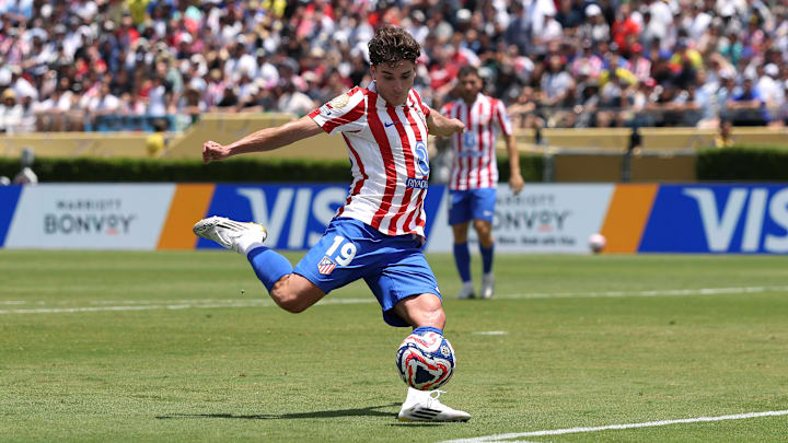 Argentino atua pelo Atlético de Madrid Argentino atua pelo Atlético de Madrid