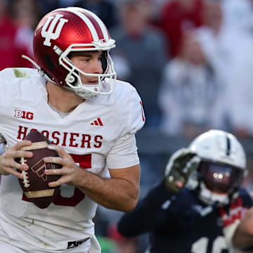 Indiana is a massive favorite against Wisconsin in college football Week 12 action.