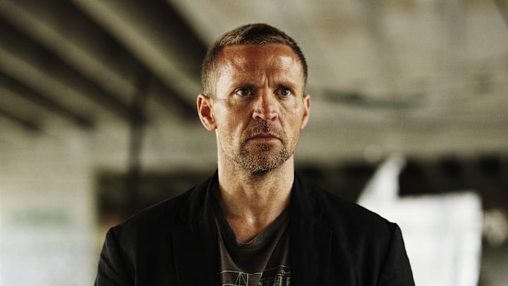 Detective Hole. (L to R) Tobias Santelmann as Harry Hole in Detective Hole 
