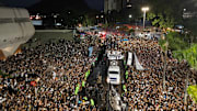 Torcida do Botafogo lotou as ruas da Zona Sul do Rio de Janeiro para celebrar título da Libertadores