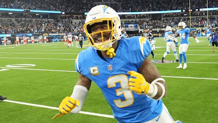 Chargers safety Derwin James Jr. has been a key component of the NFL’s best scoring defense (14.5 points per game).