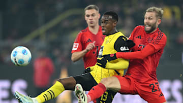 Harte Zweikämpfe bei Bayern gegen Dortmund