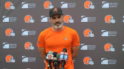 Browns head coach Kevin Stefanski meets with the media after Day 8 of OTAs to talk about earning a contract extension with the franchise. 