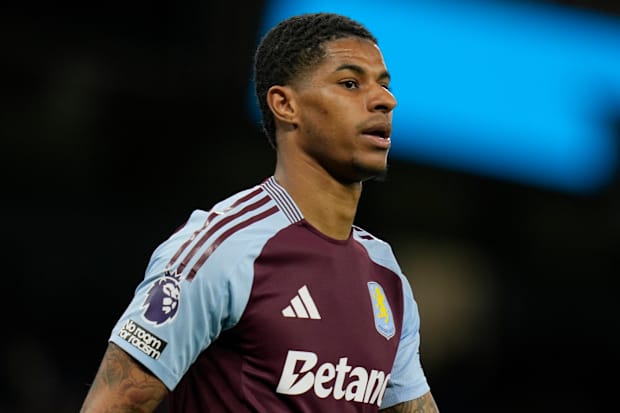 Marcus Rashford of Aston Villa
