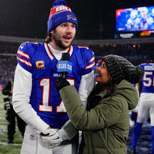 Josh Allen interviewed