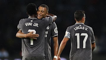 Mbappé et Vini sont les deux buteurs pour le Real.