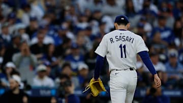 Los Angeles Dodgers pitcher Roki Sasaki