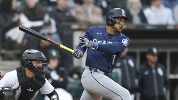 Seattle Mariners designated hitter Jorge Polanco