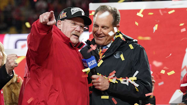 Ried will make his sixth Super Bowl appearance when the Chiefs face off against his former team, the Eagles.