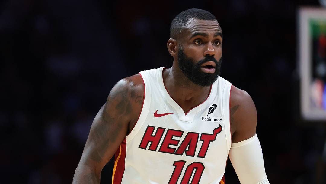 Oct 8, 2026; Miami, Florida, USA; Miami Heat guard Tim Hardaway Jr. (10) looks on against the New Orleans Pelicans during the second quarter at Kaseya Center. Mandatory Credit: Sam Navarro-Imagn Images Oct 8, 2026; Miami, Florida, USA; Miami Heat guard Tim Hardaway Jr. (10) looks on against the New Orleans Pelicans during the second quarter at Kaseya Center. Mandatory Credit: Sam Navarro-Imagn Images
