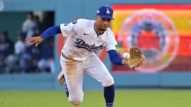 Los Angeles Dodgers shortstop Mookie Betts 