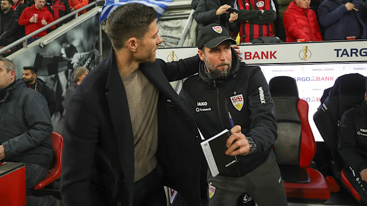 Xabi Alonso und Sebastian Hoeneß Xabi Alonso und Sebastian Hoeneß