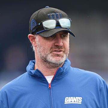 New York Giants defensive coordinator Shane Bowen 