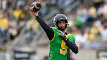 Dante Moore can make all the throws, but can he make them on 4th and 9 in the fourth quarter with 80,000 people jumping around.
