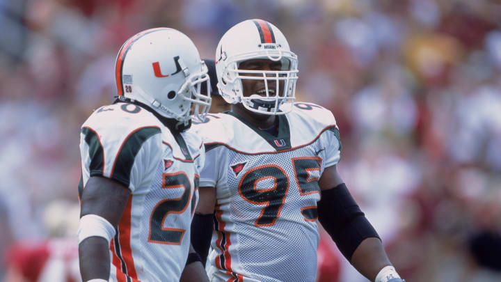 Jerome McDougle #95, Edward Reed #20