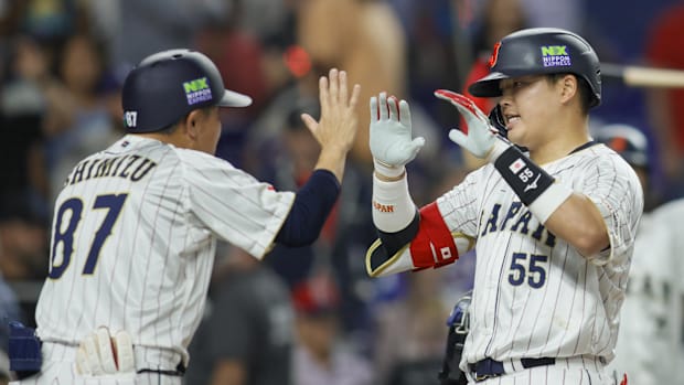 Japan third baseman Munetaka Murakami