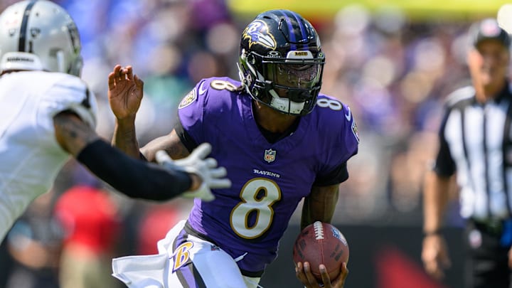 Baltimore Ravens quarterback Lamar Jackson.