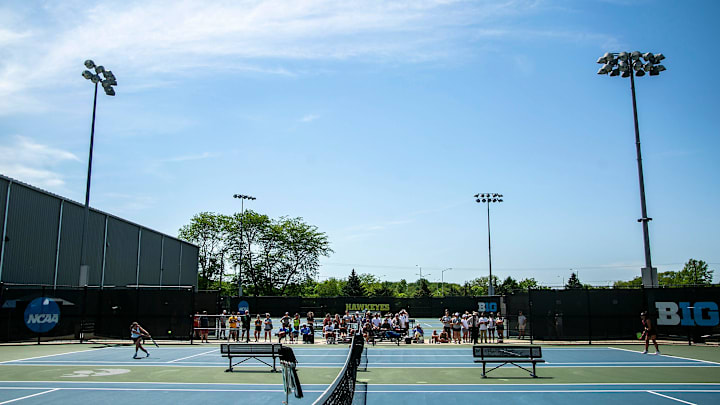 The Iowa girls high school state tennis championships are taking place Friday and Saturday in Class 1A and 2A.