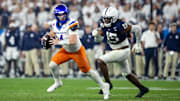 Boise State Broncos quarterback Maddux Madsen.