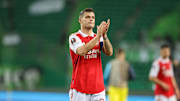 Granit Xhaka anggap Arsenal pantas imbang vs Sporting CP dalam leg pertama babak 16 besar Liga Europa