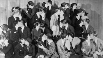 On the occasion of the premiere of the film "First love" (13. 10. 1937) couples were invitet.