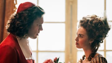 Maximilien Seweryn (Cardinal Rohan), Freya Mavor (Jeanne)