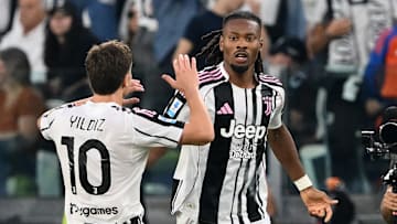 Juve's attacking duo of Kenan Yildiz, left, and Khephren Thuram have been scouted by mighty Real Madrid