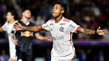 Bruno Henrique marcou o primeiro gol dele no Brasileirão 2024