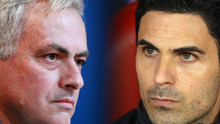 Mikel Arteta und Jose Mourinho Mikel Arteta und Jose Mourinho