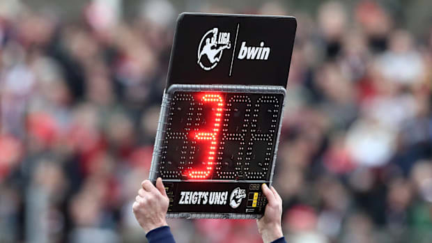Referee board.