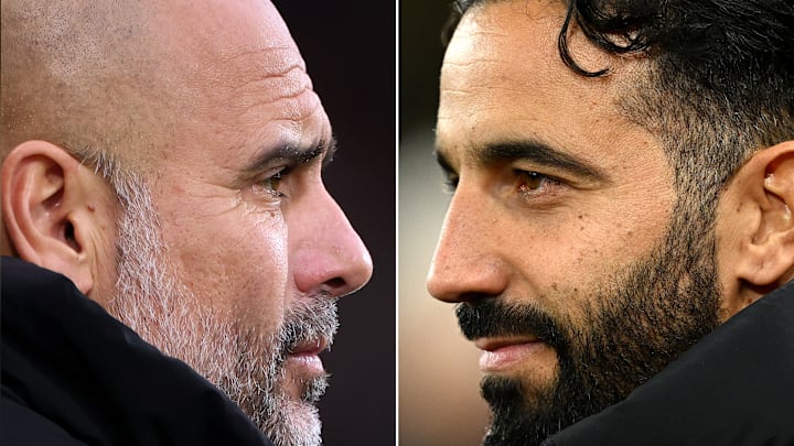 Pep Guardiola (left) and Ruben Amorim (right) have locked horns on a handful of occasions. Pep Guardiola (left) and Ruben Amorim (right) have locked horns on a handful of occasions.