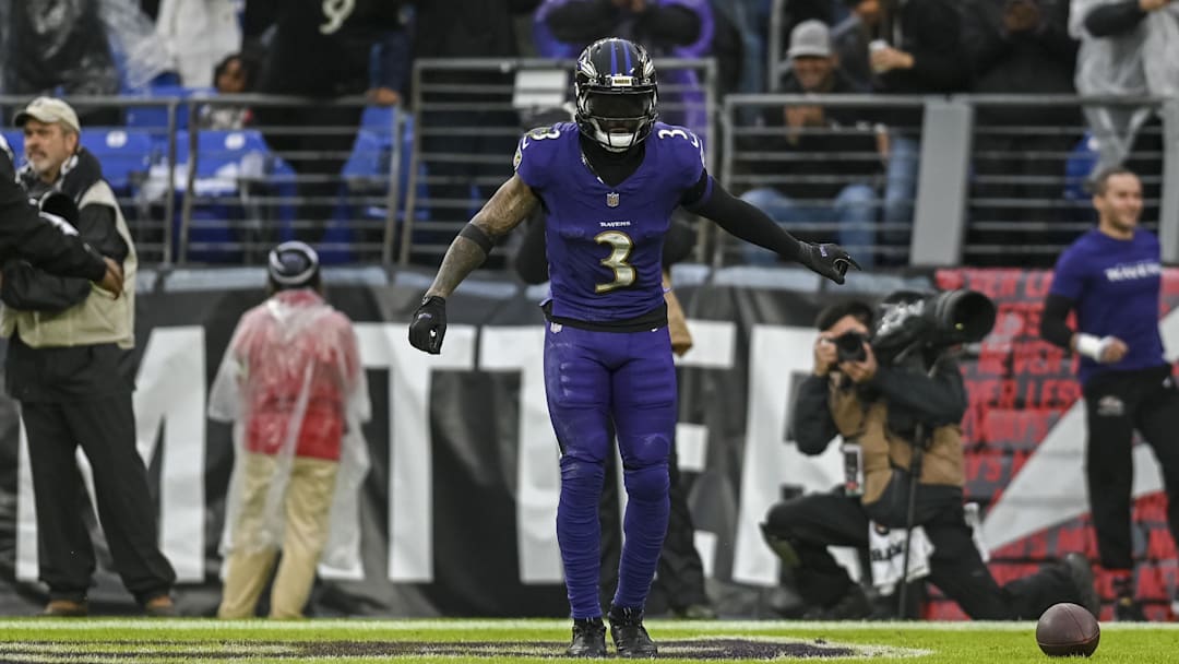 Dec 10, 2023; Baltimore, Maryland, USA;  Baltimore Ravens wide receiver Odell Beckham Jr. (3)