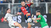 Olivier Giroud, da portiere salva il Milan contro il Genoa